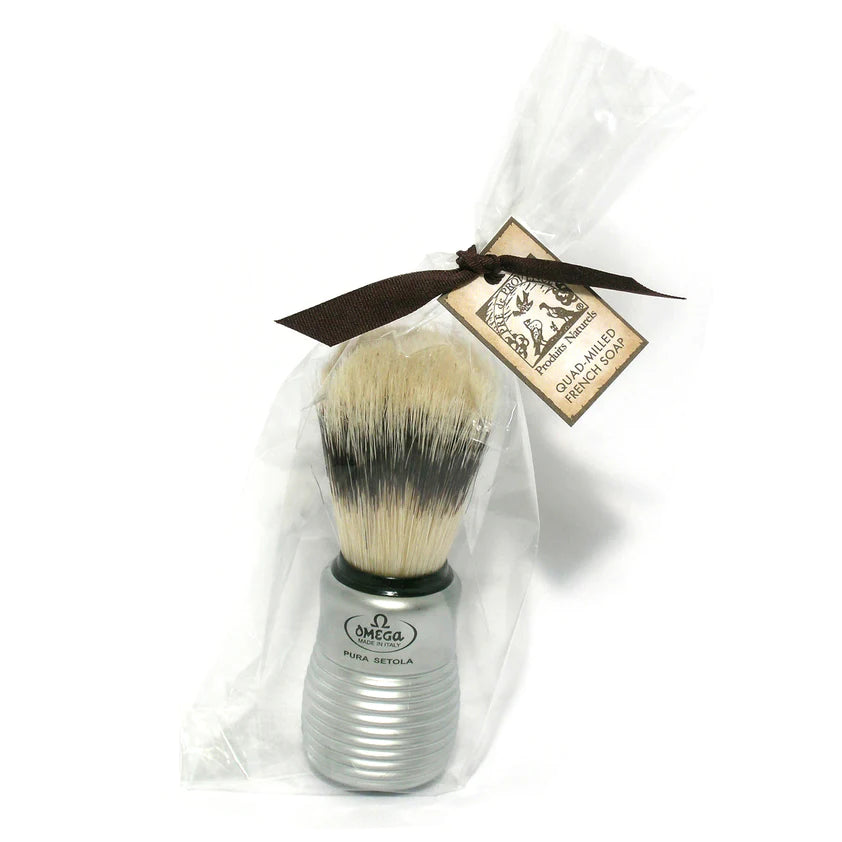 Omega Boar Bristle Shave Brush