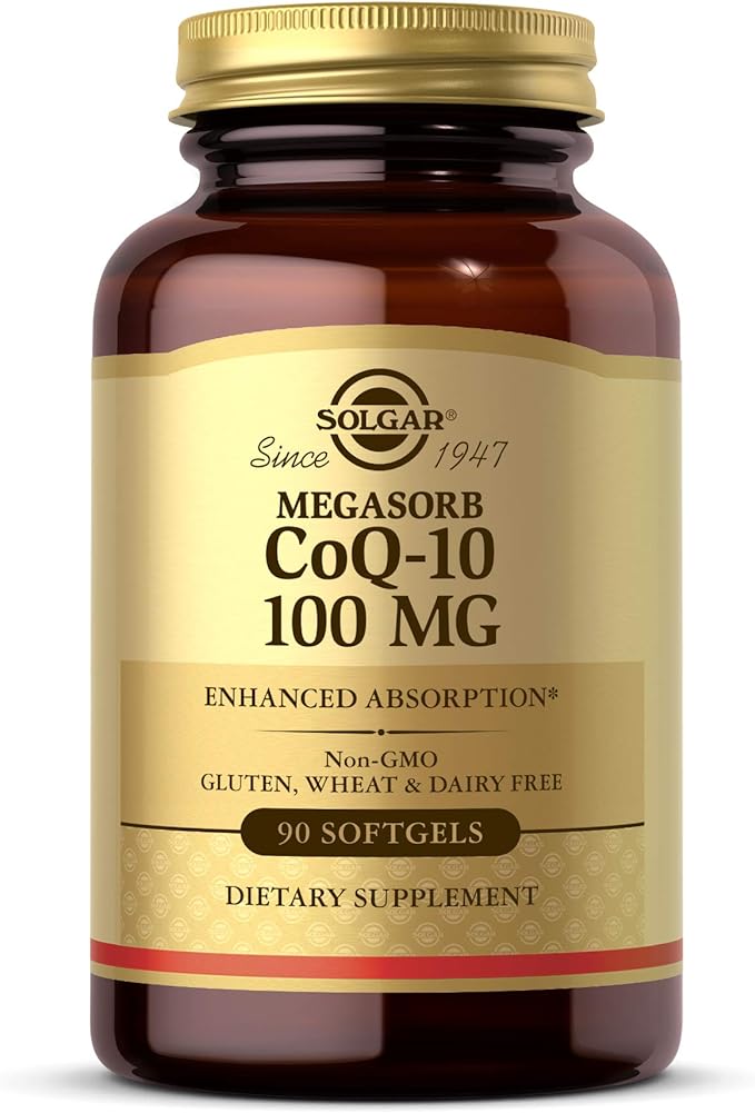 SOLGAR MEGASORB CoQ-10 100 MG 90 SOFTGELS
