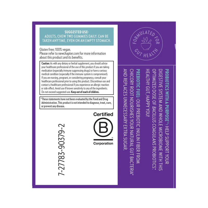 New Chapter All-Flora™ Probiotic + Prebiotic Gummies