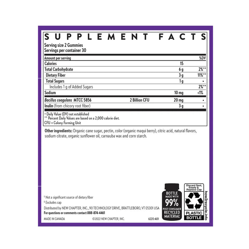 New Chapter All-Flora™ Probiotic + Prebiotic Gummies