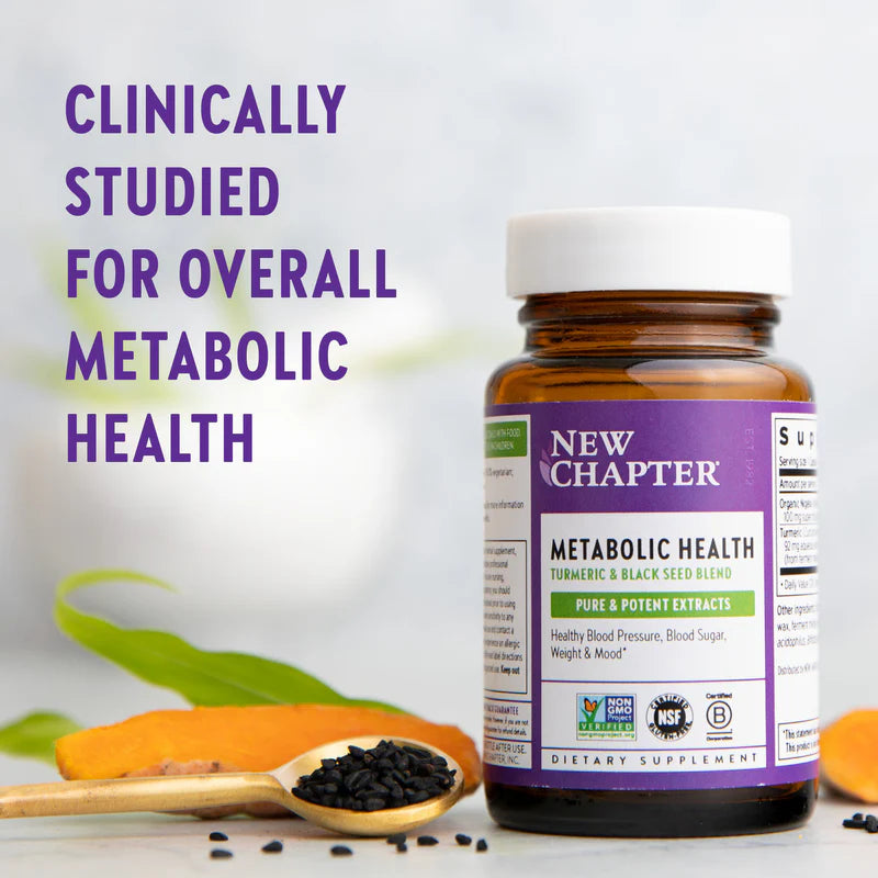 New Chapter Metabolic Health: Turmeric & Black Seed Blend