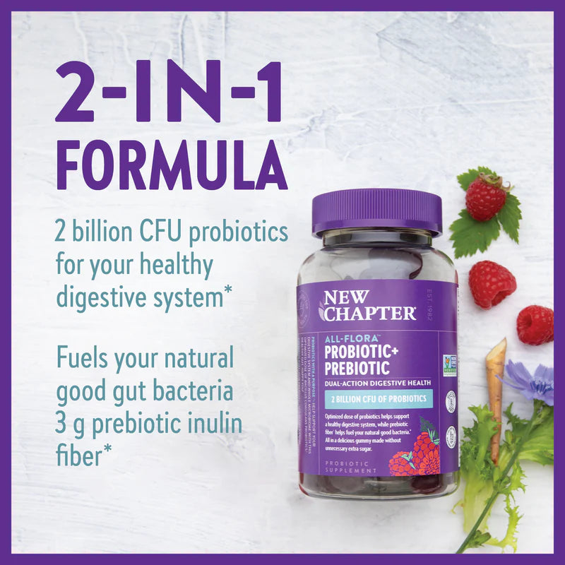 New Chapter All-Flora™ Probiotic + Prebiotic Gummies