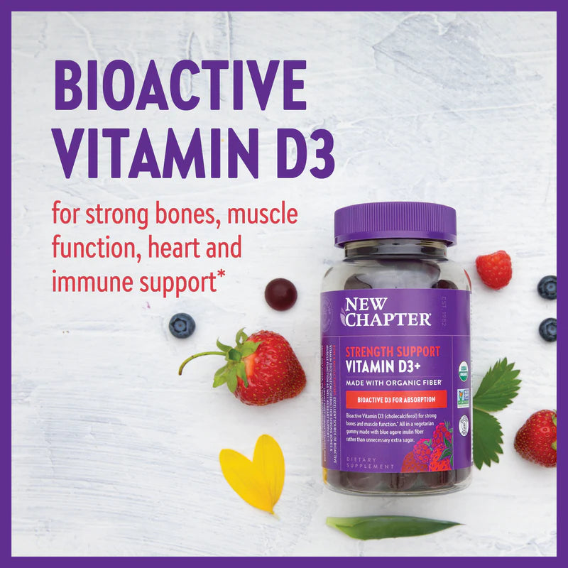 New Chapter Strength Support Vitamin D3+ Gummies