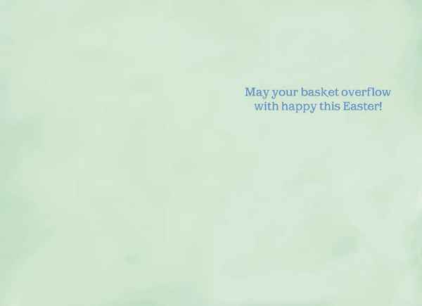 Chick And Bunny Easter Basket Easter Card