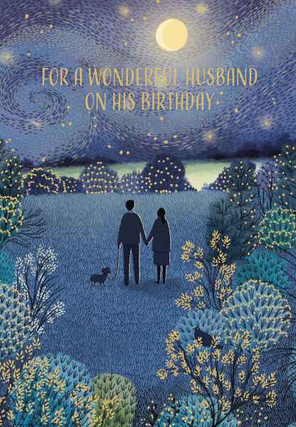 For A Wonderful Husband Birthday Card