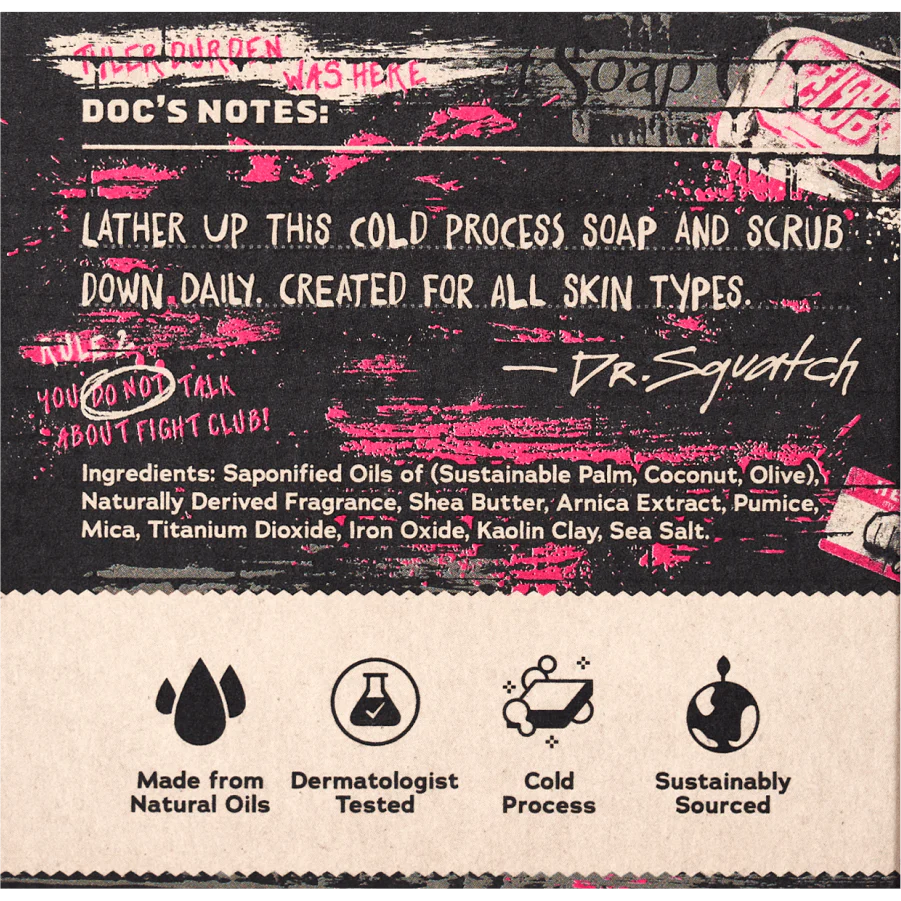 Dr. Squatch Fight Scrub Soap Bar