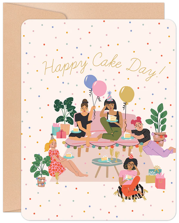 'Happy Cake Day' Willow & Ivy Birthday Card