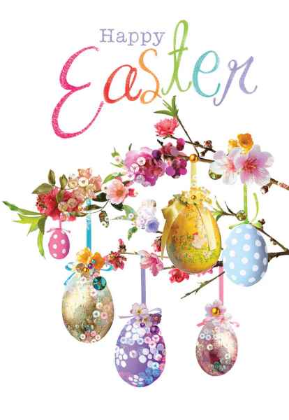 Happy Easter "May All The Little Delights Of The Season Bring Joy To Your Heart" Card