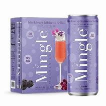 "Let's Mingle" Juicy Light Berry Blackberry Hibiscus Bellini Mocktails