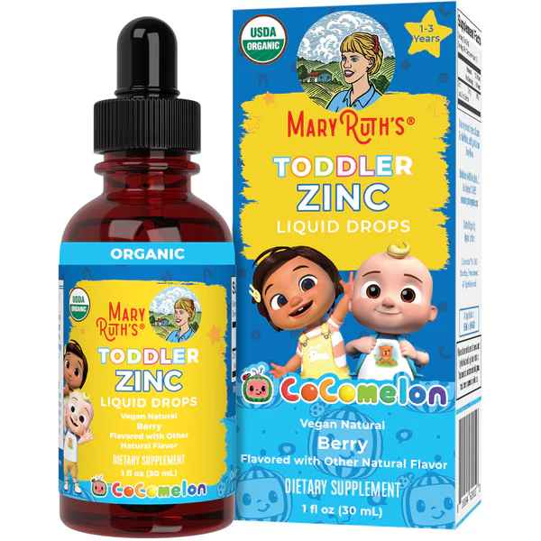 Mary Ruth's Toddler Zinc Liquid Drops (Cocomelon/Berry)