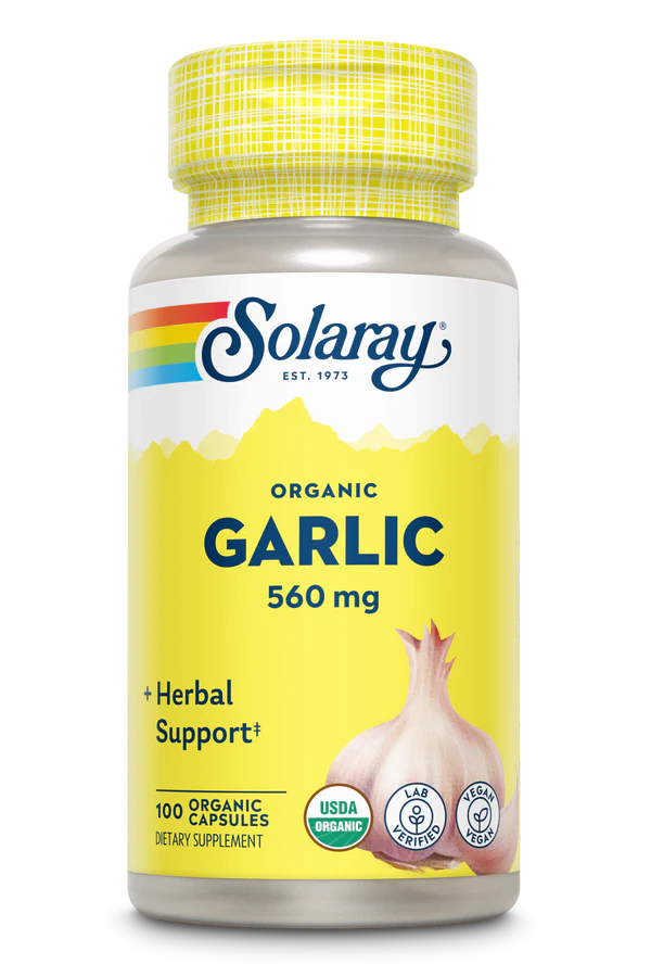 Solaray Organic Garlic 560 mg