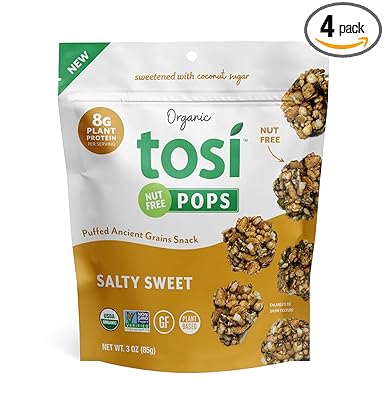 Organic Tosi Nut Free Salty Sweet Pops