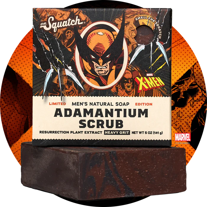 Dr. Squatch Adamantium Scrub Soap Bar