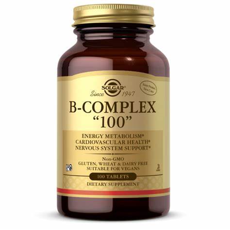 SOLGAR B-COMPLEX "100" 100 TABLETS