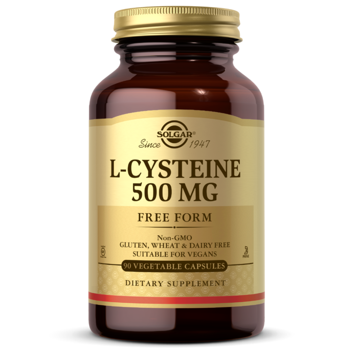 SOLGAR L-CYSTEINE 500 MG VEGETABLE CAPSULES