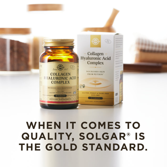 SOLGAR COLLAGEN HYALURONIC ACID COMPLEX TABLETS
