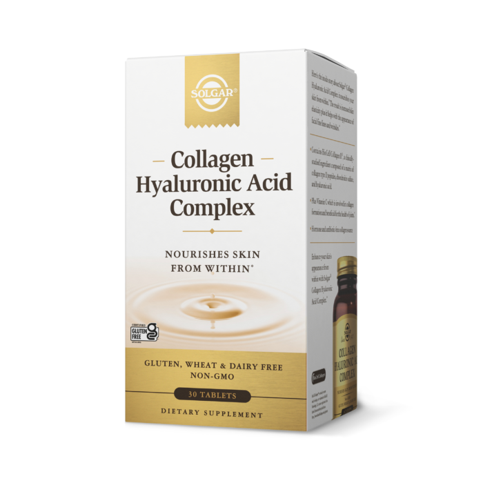 SOLGAR COLLAGEN HYALURONIC ACID COMPLEX TABLETS