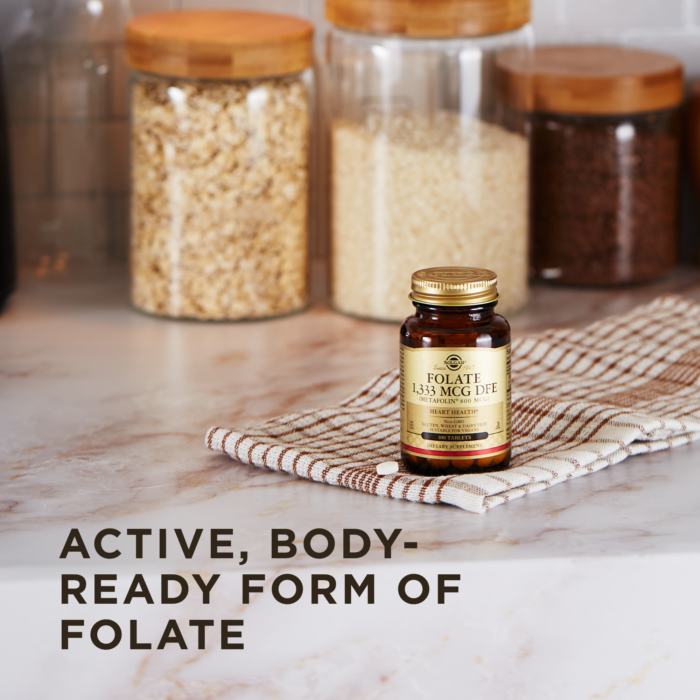 SOLGAR FOLATE 1,333 MCG DFE (METAFOLIN® 800 MCG) TABLETS