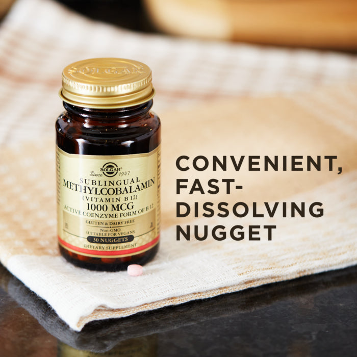 SOLGAR METHYLCOBALAMIN (VITAMIN B12) 1000 MCG NUGGETS