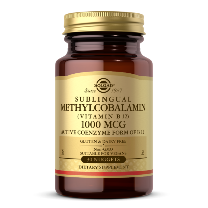SOLGAR METHYLCOBALAMIN (VITAMIN B12) 1000 MCG NUGGETS