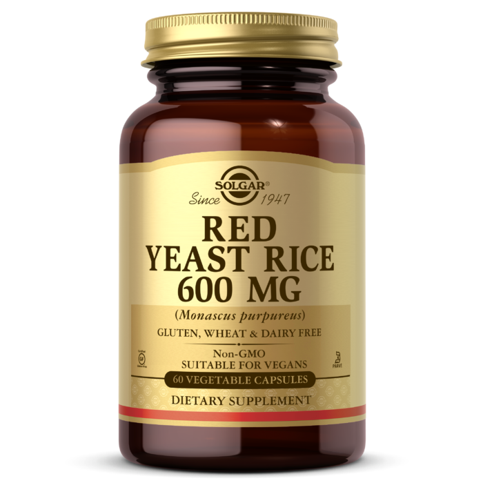 SOLGAR RED YEAST RICE VEGETABLE CAPSULES