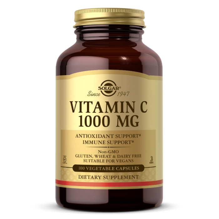SOLGAR VITAMIN C 1000 MG VEGETABLE CAPSULES