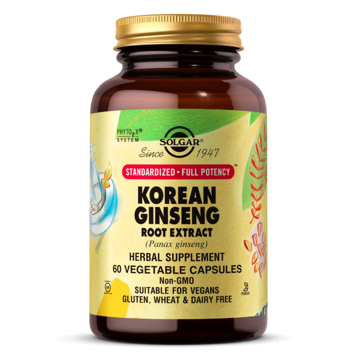 SOLGAR SFP KOREAN GINSENG ROOT EXTRACT VEGETABLE CAPSULES