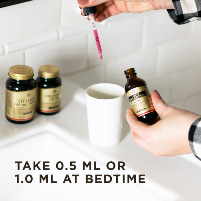 SOLGAR LIQUID MELATONIN 10 MG – NATURAL BLACK CHERRY FLAVOR