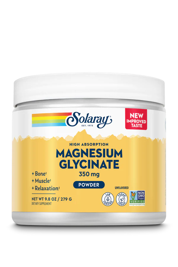 Solaray Magnesium Glycinate 350 mg Powder