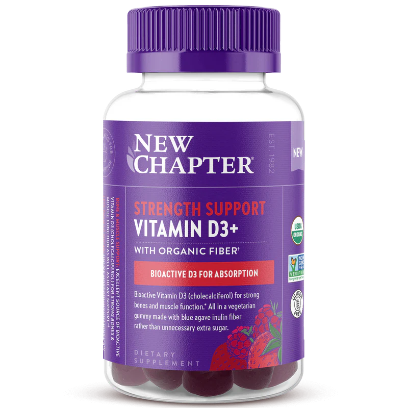 New Chapter Strength Support Vitamin D3+ Gummies
