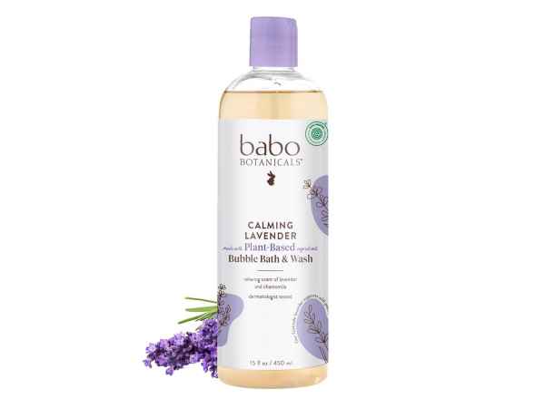 Babo Botanicals Calming Lavender Bubble Bath & Wash