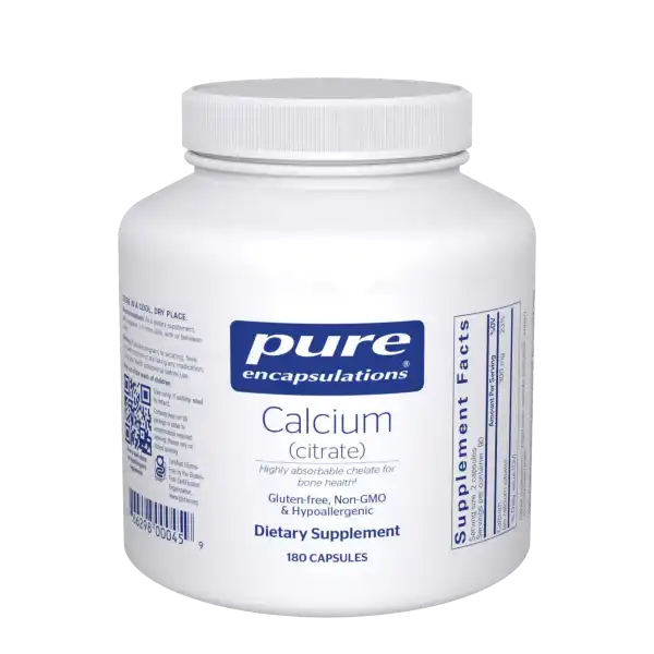 Pure Encapsulations Calcium Citrate 180 Capsules