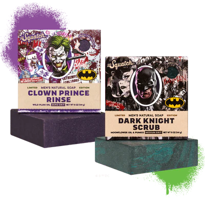 Dr. Squatch Dark Knight Scrub (Clown Prince Scrub Sold Separately)