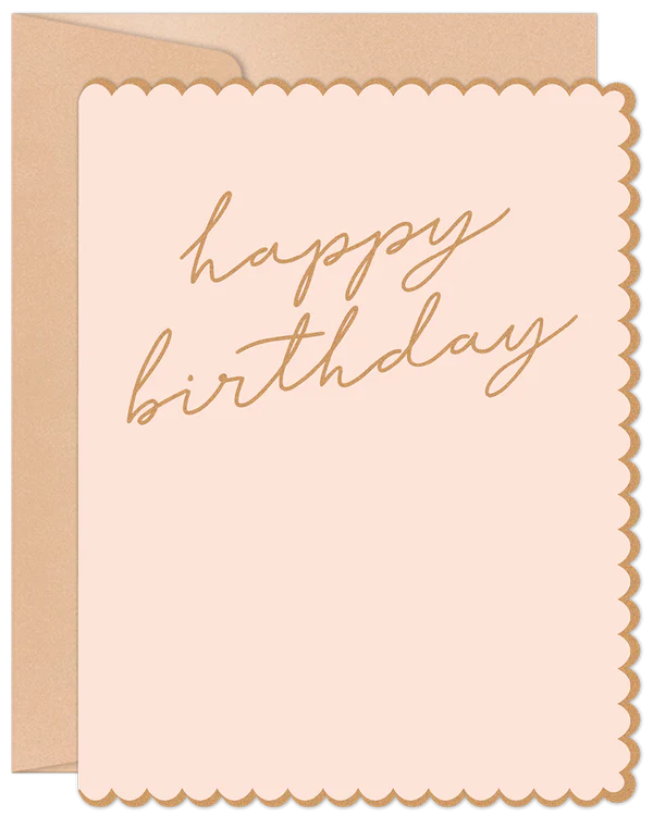 Sparkle 'Happy Birthday' Willow & Ivy Card