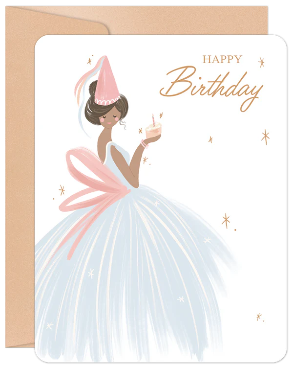 'Happy Birthday' Willow & Ivy Princess Card