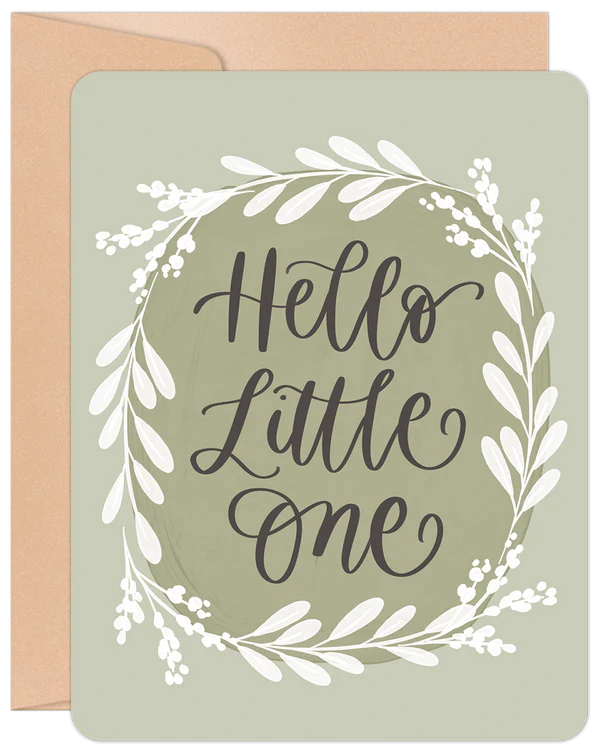 'Hello Little One' Willow & Ivy Card