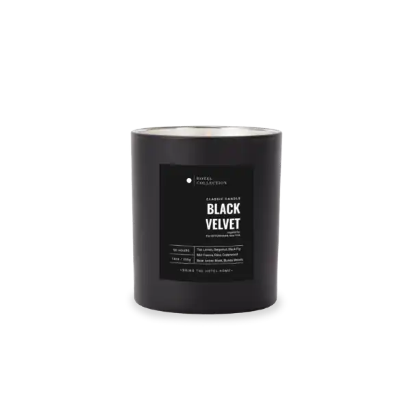 Hotel Collection (Black Velvet) Classic Candle