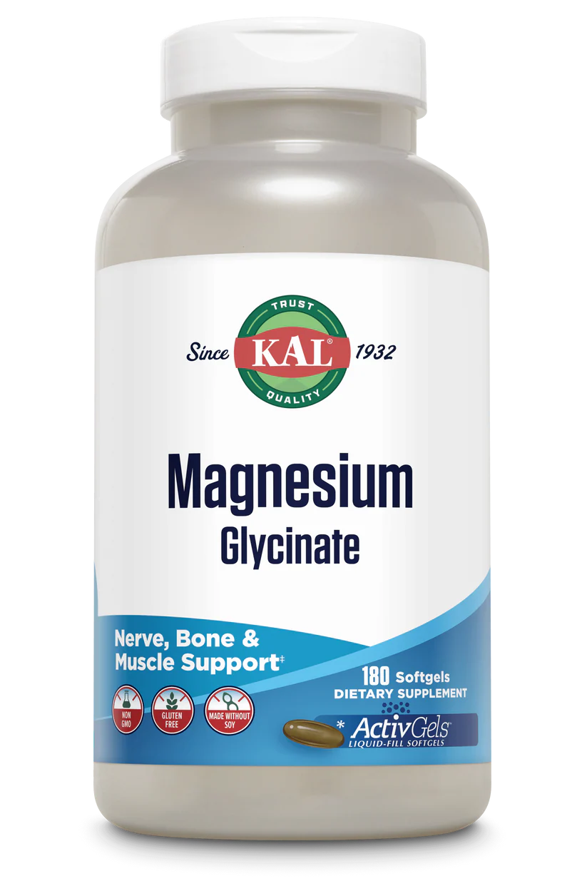 KAL Magnesium Glycinate 180 Softgels