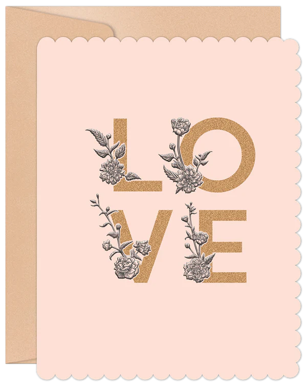 'Love' Willow & Ivy Card