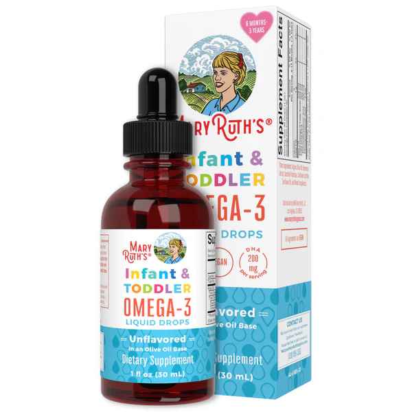 Mary Ruth's Infant & Toddler Omega-3 Liquid Drops (Unflavored)