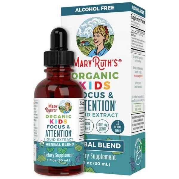 Mary Ruth's Organic Kids Focus & Attention Liquid Extract