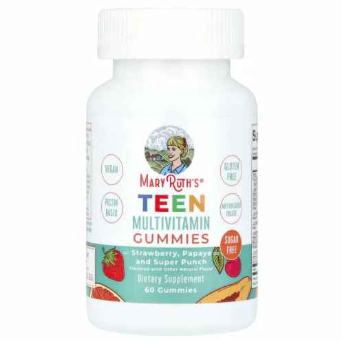 Mary Ruth's Teen Multivitamin Gummies (Strawberry/Papaya/Super Punch)
