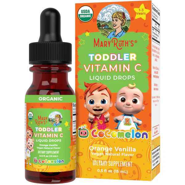 Mary Ruth's Toddler Vitamin C Liquid Drops (Cocomelon/Orange Vanilla)