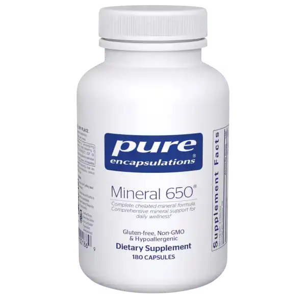 Pure Encapsulations Mineral 650 180 Capsules