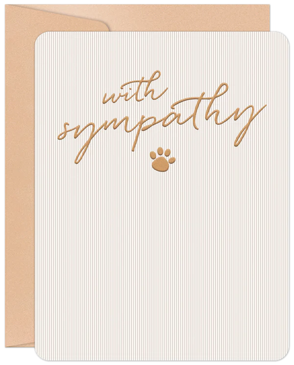 'With Sympathy' Willow & Ivy Pet Card