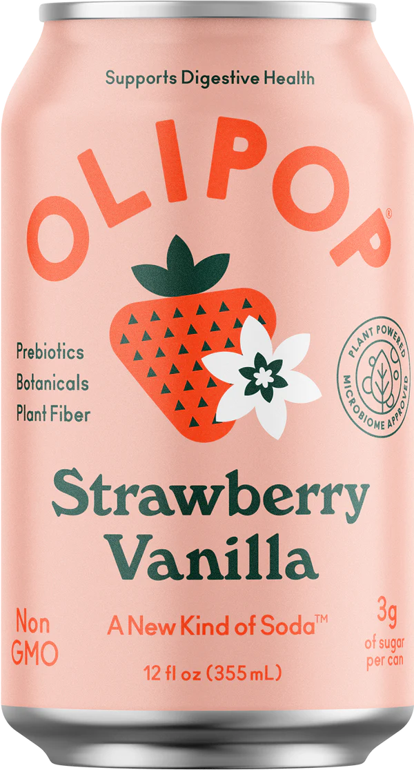 Olipop Strawberry Vanilla Soda