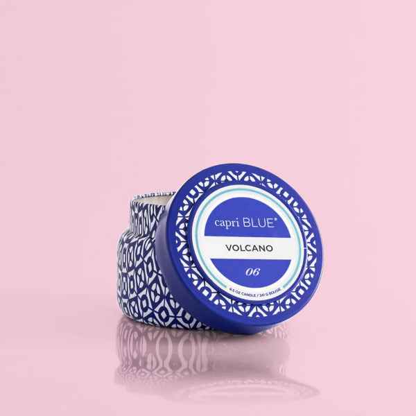 Volcano Printed Travel Tin Candle 8.5 oz.