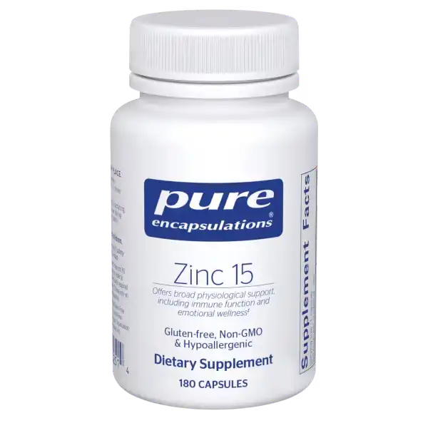 Pure Encapsulations Zinc 15 180 Capsules