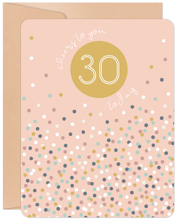 30th Birthday Willow & Ivy Card