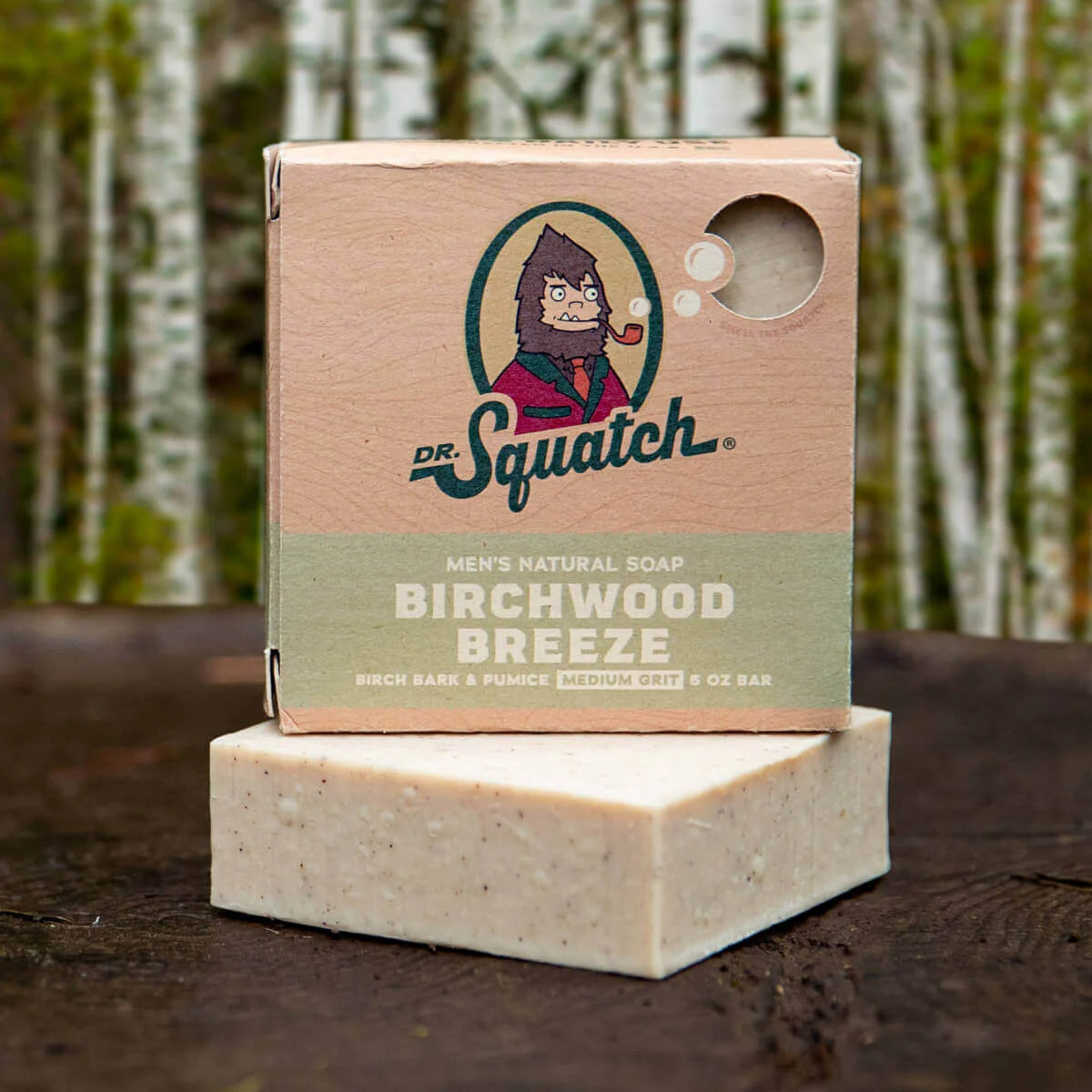 Dr. Squatch Birchwood Breeze Bar Soap